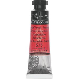 Sennelier French Vermilion Watercolour - Artist's 10ml Tube Sennelier French Vermilion Watercolour - Artist's 10ml Tube