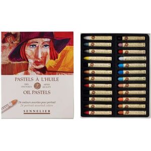Pastels à l'huile Sennelier - Ensemble de 24 - Couleurs variées Pastels à l'huile Sennelier - Ensemble de 24 - Couleurs variées