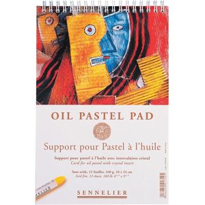 Sennelier Oil Pastel Pad - 340g 12 sheets 16x24cm Sennelier Oil Pastel Pad - 340g 12 sheets 16x24cm
