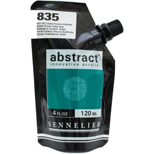 Peinture acrylique Sennelier Vert Cobalt Profond - Corps lourd, 120ml - Publicité Peinture acrylique Sennelier Vert Cobalt Profond - Corps lourd, 120ml - Publicité