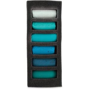 Ensemble de Pastels Mer d’Émeraude - 6 Demi Pastels - Fournitures d’Art - Publicité Ensemble de Pastels Mer d’Émeraude - 6 Demi Pastels - Fournitures d’Art - Publicité