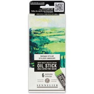 Sennelier Sennelier Extra Fine Oil Stick 12ml - Set of 6 - Landscape Sennelier Sennelier Extra Fine Oil Stick 12ml - Set of 6 - Landscape