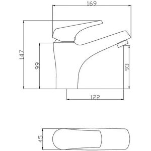 Edouard Rousseau - Mitigeur monocommande Kiopta en laiton - Robinet de salle de bain - Publicité Edouard Rousseau - Mitigeur monocommande Kiopta en laiton - Robinet de salle de bain - Publicité