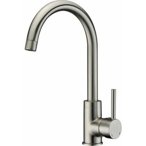 Rousseau 4060404 Grey Stainless Steel Kitchen Tap - Brass Rousseau 4060404 Grey Stainless Steel Kitchen Tap - Brass
