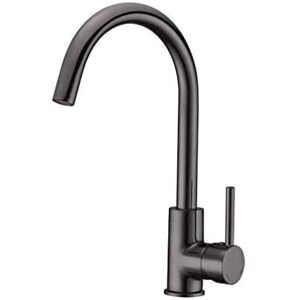 Rousseau Kitchen Mixer Grey Stainless Steel Brass - Kitchen Tap Rousseau Kitchen Mixer Grey Stainless Steel Brass - Kitchen Tap