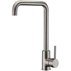 Rousseau Edouard Robinet de cuisine - Gris - Acier inoxydable - Laiton - Publicité Rousseau Edouard Robinet de cuisine - Gris - Acier inoxydable - Laiton - Publicité