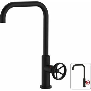 Grifo Mezclador Rousseau - Diseño Industrial - Mango de Metal - Negro Mate Grifo Mezclador Rousseau - Diseño Industrial - Mango de Metal - Negro Mate