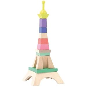 Vilac Torre Eiffel de Madera Apilable - Educativo y Elegante Vilac Torre Eiffel de Madera Apilable - Educativo y Elegante