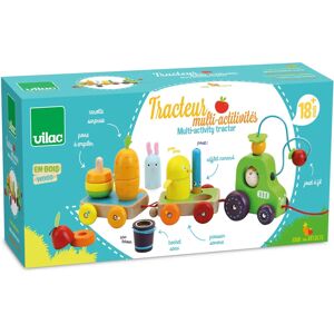 Vilac Modèle 2411 Jouet en bois écologique - Tracteur de récolte et motricité - Publicité Vilac Modèle 2411 Jouet en bois écologique - Tracteur de récolte et motricité - Publicité
