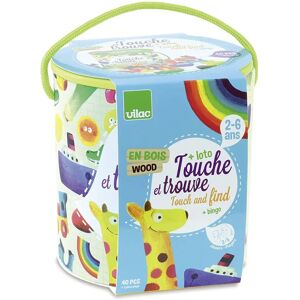 Vilac 2413 Buntes Touch and Find Taktikspiel - Brettspiel Vilac 2413 Buntes Touch and Find Taktikspiel - Brettspiel
