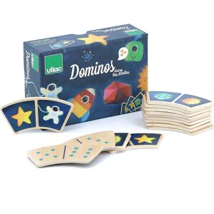 Vilac Starry Sky Reversible Wooden Domino Set - Children 2+ Vilac Starry Sky Reversible Wooden Domino Set - Children 2+