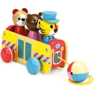 Vilac Wooden Pull-Along Toy with Geometric Shapes - Toy Vilac Wooden Pull-Along Toy with Geometric Shapes - Toy