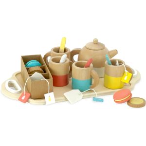 Set da tè in legno Vilac per bambini - 14 pezzi - Giocattolo educativo Set da tè in legno Vilac per bambini - 14 pezzi - Giocattolo educativo