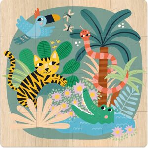 Vilac Modell 8536 Puzzle - Tierszenen - 3x16 Stück Vilac Modell 8536 Puzzle - Tierszenen - 3x16 Stück