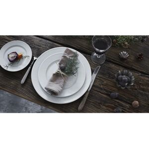 Pillivuyt Plissé Salatfat - 22cm Hvit Elegant Porcelen Pillivuyt Plissé Salatfat - 22cm Hvit Elegant Porcelen