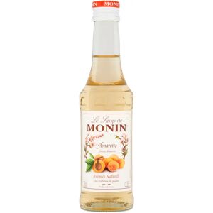 Monin Amaretto Sirup - Reich an Mandel und Marzipan - 0,25L Monin Amaretto Sirup - Reich an Mandel und Marzipan - 0,25L