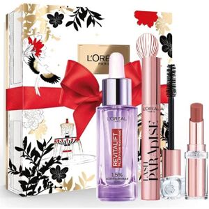 Coffret Cadeau Luxe L'Oréal Paris - Sérum Anti-Rides, Mascara, Baume à Lèvres - Publicité Coffret Cadeau Luxe L'Oréal Paris - Sérum Anti-Rides, Mascara, Baume à Lèvres - Publicité