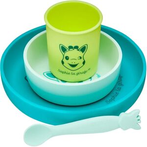 Set de Comida de Silicona Sophie La Girafe - Verde - Platos para Bebés Set de Comida de Silicona Sophie La Girafe - Verde - Platos para Bebés