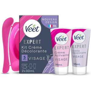 Kit de clareamento facial VEET - Óleos minerais, Fácil, Rosto e Corpo Kit de clareamento facial VEET - Óleos minerais, Fácil, Rosto e Corpo