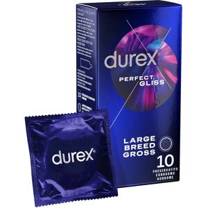 Durex Perfect Gliss Préservatifs Lubrification Extra - 10 pcs - Publicité Durex Perfect Gliss Préservatifs Lubrification Extra - 10 pcs - Publicité