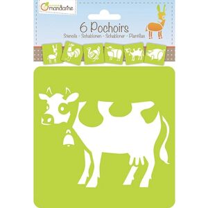 Clairefontaine 42440MD Jouet d'Art et d'Artisanat - Animaux de la ferme, 6 Modèles - Publicité Clairefontaine 42440MD Jouet d'Art et d'Artisanat - Animaux de la ferme, 6 Modèles - Publicité
