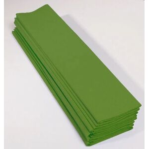 Papier crépe vert Clairefontaine 901019C - 10 feuilles 2x0,5m - Qualité standard - Publicité Papier crépe vert Clairefontaine 901019C - 10 feuilles 2x0,5m - Qualité standard - Publicité