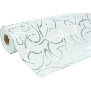Papel de regalo premium Clairefontaine 80g, Arabesques plateadas - Papel de regalo Papel de regalo premium Clairefontaine 80g, Arabesques plateadas - Papel de regalo