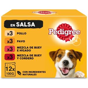 Pedigree Wet Hundmat Blandade smaker i sås - 48x100g Pedigree Wet Hundmat Blandade smaker i sås - 48x100g