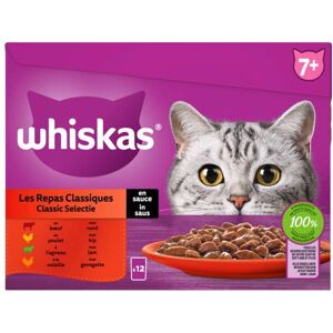 Whiskas Classic selectie in saus kattenvoer - 7+ oudere katten Whiskas Classic selectie in saus kattenvoer - 7+ oudere katten