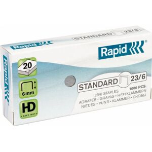 Rapid HD 23/6 Agrafes - 1000 Bleues Rapid HD 23/6 Agrafes - 1000 Bleues