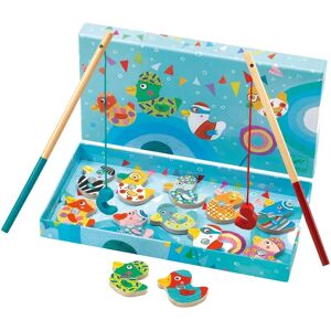 Djeco Modelo Juego de Pesca Magnética en Madera - Para Niños 2+ Djeco Modelo Juego de Pesca Magnética en Madera - Para Niños 2+