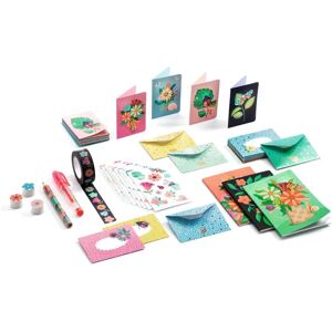 Zestaw papierniczy Djeco Mini Marie Róża/Zielony Zestaw papierniczy Djeco Mini Marie Róża/Zielony