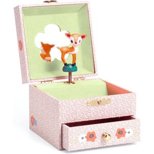 Caja de Música de Terciopelo Djeco con Espejo Pequeño - Almacenamiento de Joyería - Caja de Joyas para Niños Caja de Música de Terciopelo Djeco con Espejo Pequeño - Almacenamiento de Joyería - Caja de Joyas para Niños