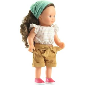 Djeco POMEA - Muñeca de cabello largo y ondulado marrón - Muñeca en pie - 3+ años Djeco POMEA - Muñeca de cabello largo y ondulado marrón - Muñeca en pie - 3+ años
