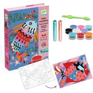 Djeco Rainbow Fish Sand Art Kit - Sand Art Kit Djeco Rainbow Fish Sand Art Kit - Sand Art Kit