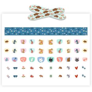 Pegatinas para uñas Djeco - 120 variaciones - Azul - Tipo de uña Pegatinas para uñas Djeco - 120 variaciones - Azul - Tipo de uña