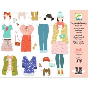 Djeco - Grand Dressing - Jeu Créatif pour Enfants - Publicité Djeco - Grand Dressing - Jeu Créatif pour Enfants - Publicité