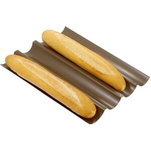 Gobel Plaque à Baguettes Antiadhésive - 38x32cm - Jusqu'à 4 Baguettes - Publicité Gobel Plaque à Baguettes Antiadhésive - 38x32cm - Jusqu'à 4 Baguettes - Publicité