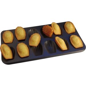 Moule à Madeleines en Acier Gobel - 12 Empreintes - France - Publicité Moule à Madeleines en Acier Gobel - 12 Empreintes - France - Publicité
