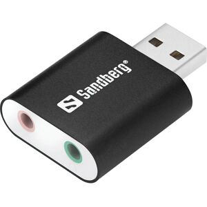 Card de sunet Sandberg 133-33 - USB pentru conexiune audio - Canale 2.0 Card de sunet Sandberg 133-33 - USB pentru conexiune audio - Canale 2.0