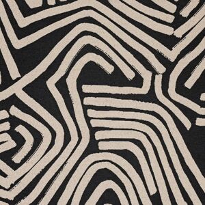 Linder - Motif Jacquard - Écru - Noir - Tissu Linder - Motif Jacquard - Écru - Noir - Tissu