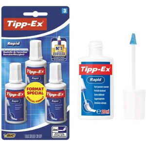 Fluide Correcteur Tipp-Ex Rapid - 20 ml - Séchage Rapide - Haute Couvre - Publicité Fluide Correcteur Tipp-Ex Rapid - 20 ml - Séchage Rapide - Haute Couvre - Publicité