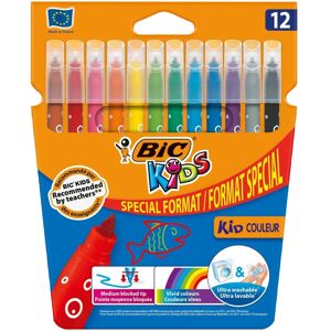 Bic Kids Visa 9246621 Felt-Tip Pens Pack of 12 - Markers Bic Kids Visa 9246621 Felt-Tip Pens Pack of 12 - Markers