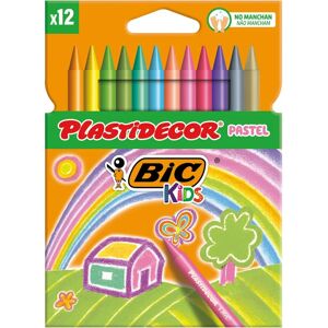 Crayons Plastidecor Pastel & Métallique BIC Kids - 12 pcs Crayons Plastidecor Pastel & Métallique BIC Kids - 12 pcs