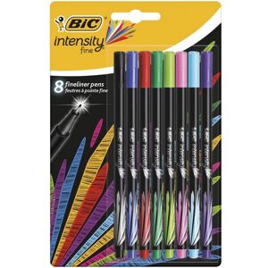 Stylos à pointe fine BIC Intensity - 8 couleurs Stylos à pointe fine BIC Intensity - 8 couleurs