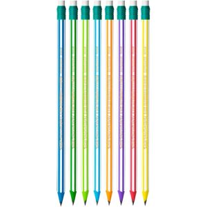 BIC Evolution Stripes HB Pencils - Pack of 8 BIC Evolution Stripes HB Pencils - Pack of 8