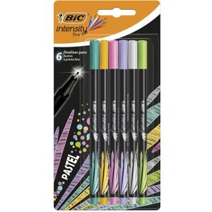 Ensemble de stylos BIC Intensity - Pointe fine & ultra-fine - 6 couleurs Ensemble de stylos BIC Intensity - Pointe fine & ultra-fine - 6 couleurs