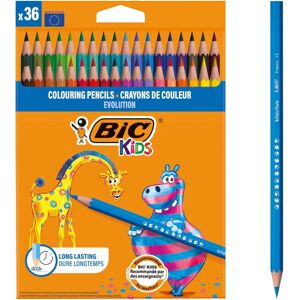 BIC Evolution ECOlutions Colouring Pencils - Assorted Colours - Colorful & Eco-friendly BIC Evolution ECOlutions Colouring Pencils - Assorted Colours - Colorful & Eco-friendly