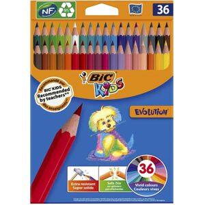 BIC Evolution ECOlutions Colouring Pencils - Assorted Colours - Colorful & Eco-friendly BIC Evolution ECOlutions Colouring Pencils - Assorted Colours - Colorful & Eco-friendly