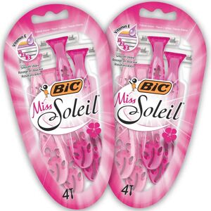 BIC Miss Soleil Jednorázové holítka pro ženy - 2 x 4 BIC Miss Soleil Jednorázové holítka pro ženy - 2 x 4